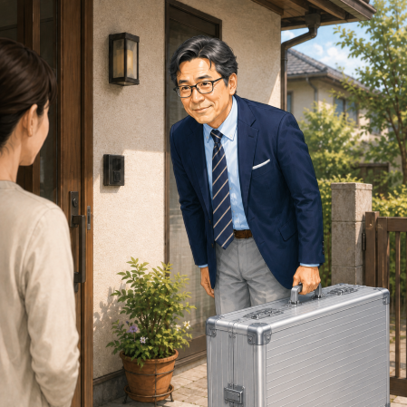 メガネの出張検査、調整